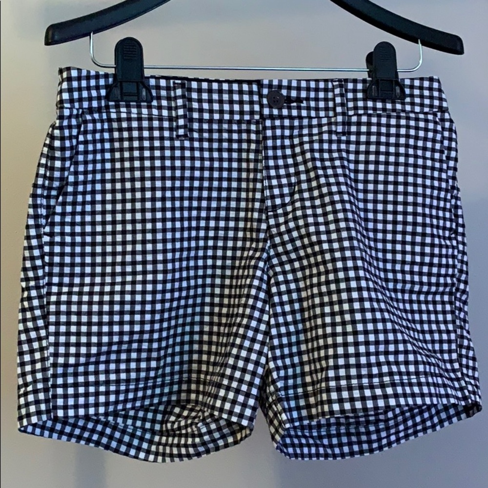 Black & White Checkered Shorts